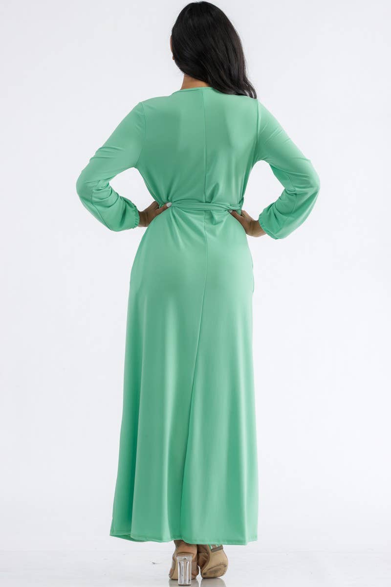 H&H Fashion Inc. - Wholesale Dress - Women's - HH548X1-LS PLUS SIZE LONG SLEEVE MAXI DRESS9