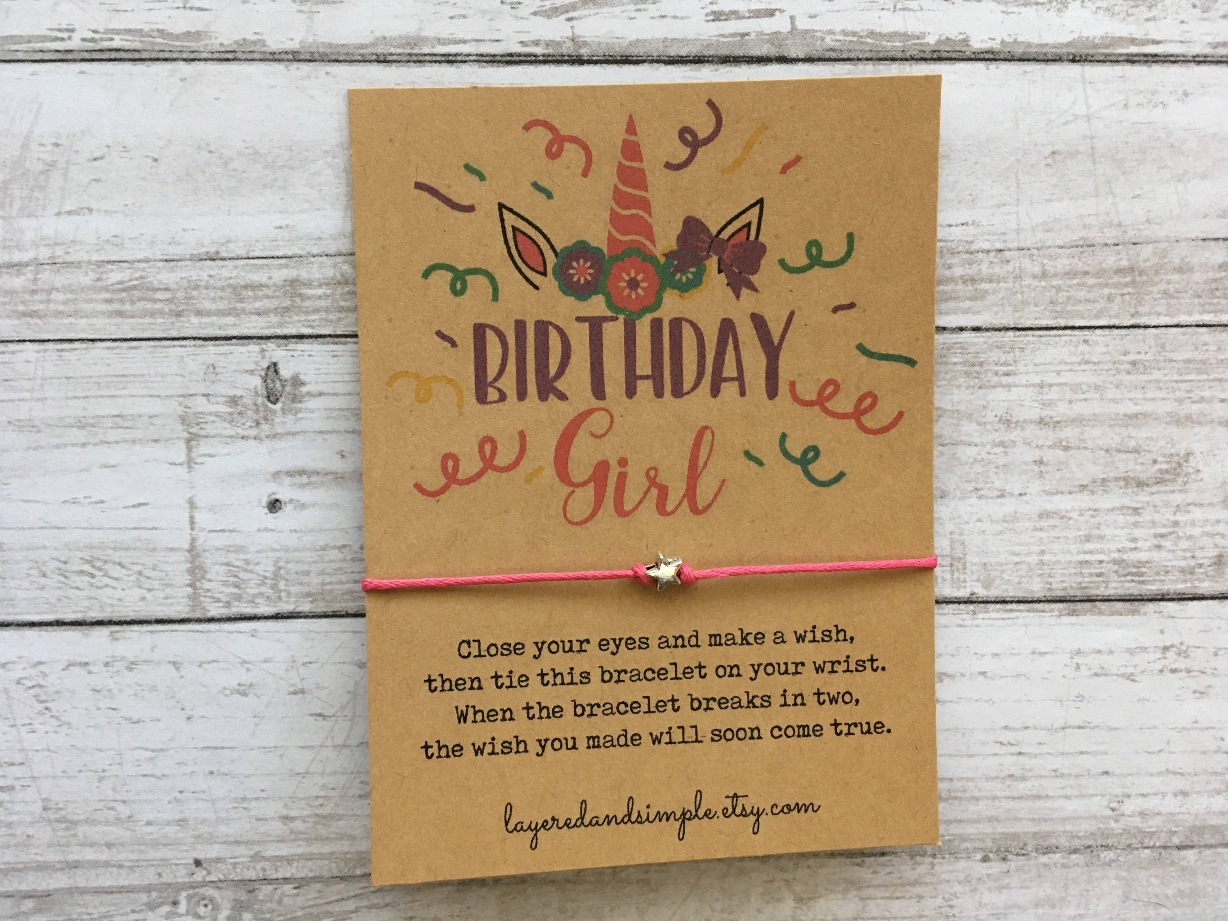 Officially A Teenager Happy 13th Birthday Charm Wish Bracelet Birthday Gift
