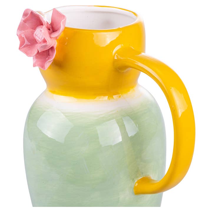 VdE Tivoli 1996 - Wholesale Carafe - TUCA TUCA PITCHER 24CM YELLOW/GREEN 1800ML3