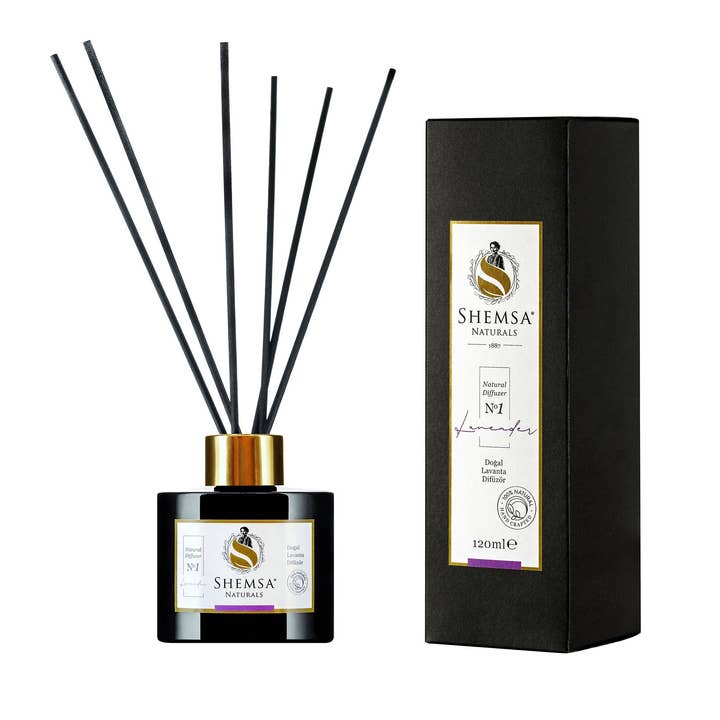 Lavender Reed Diffuser for wholesale by SHEMSA NATURALS