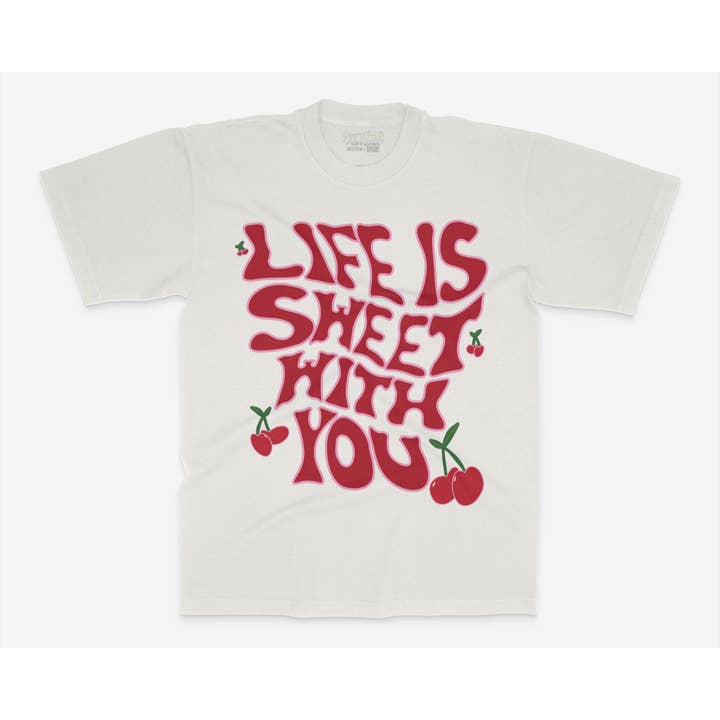 Het leven is zoet met jou T-shirt voor wholesale door PJ AND CO