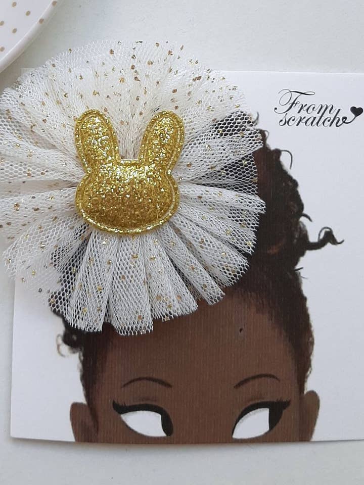 Hair Clips Bunny for wholesale by From Scratch Store