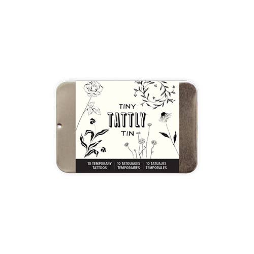 Tattly - Wholesale Temporary Tattoo - Tiny Flower Fest Tattoo Tin