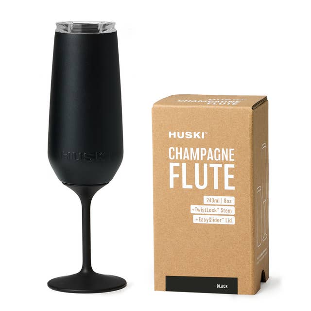 Huski Champagne Flute - Black for wholesale by Huski
