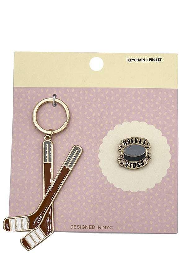 Come mostrato SET DI SPILLE PORTACHIAVI SMALTATE DA HOCKEY B8KP2086 in vendita all'ingrosso su Faire0