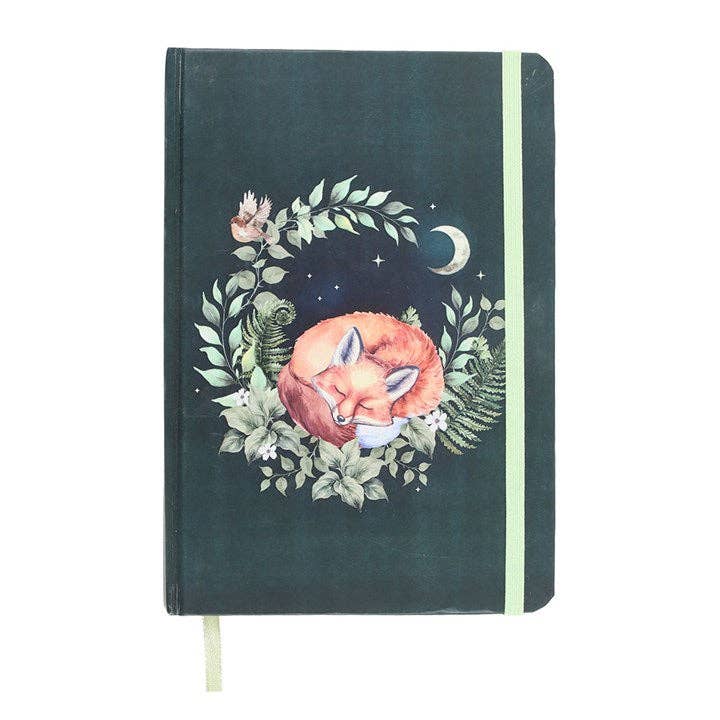 Something Different Wholesale - Wholesale Notebook - Green Sleeping Fox A5 Notebook1
