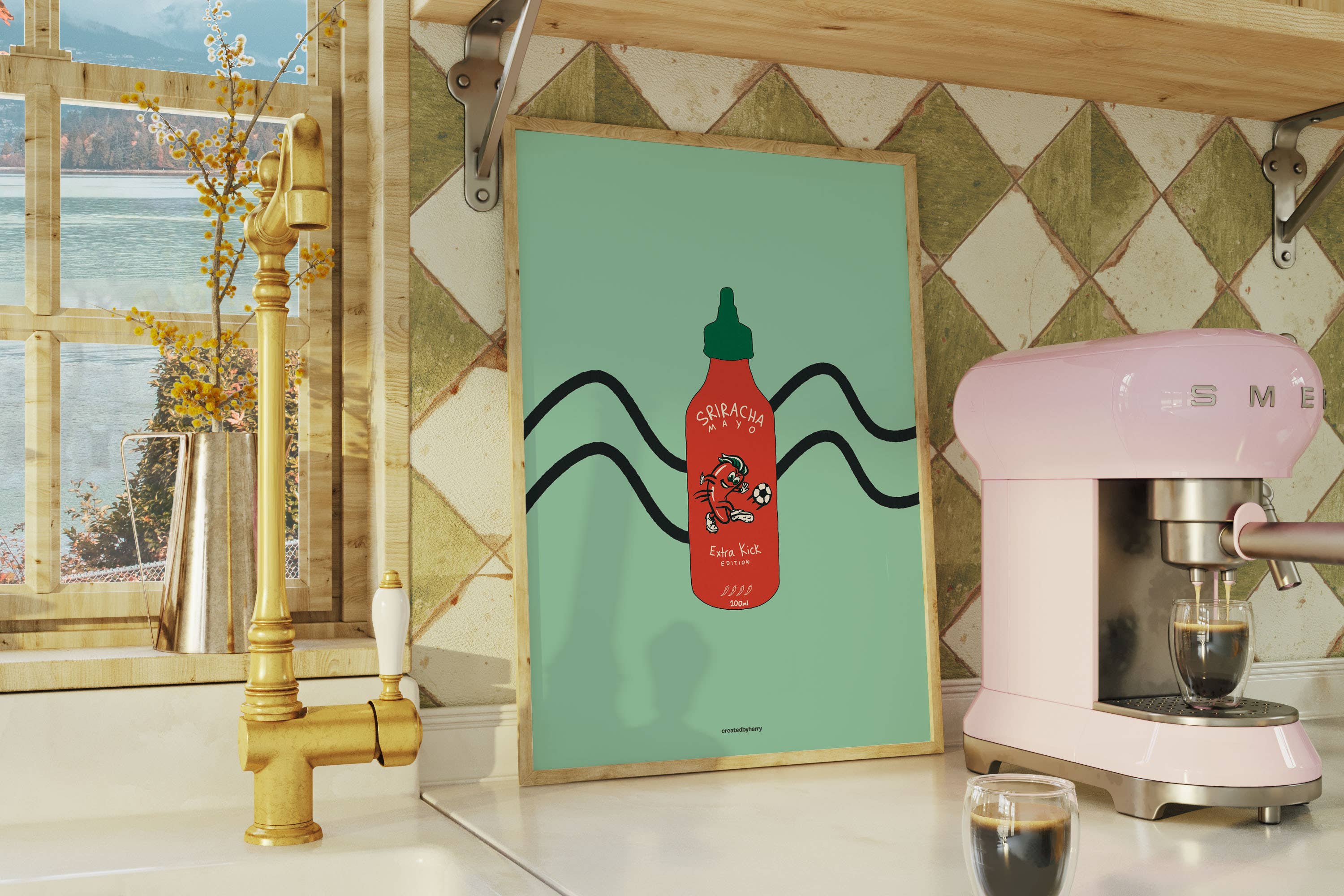 Createdbyharry - Wholesale Art Print - Sriracha Mayo Print1