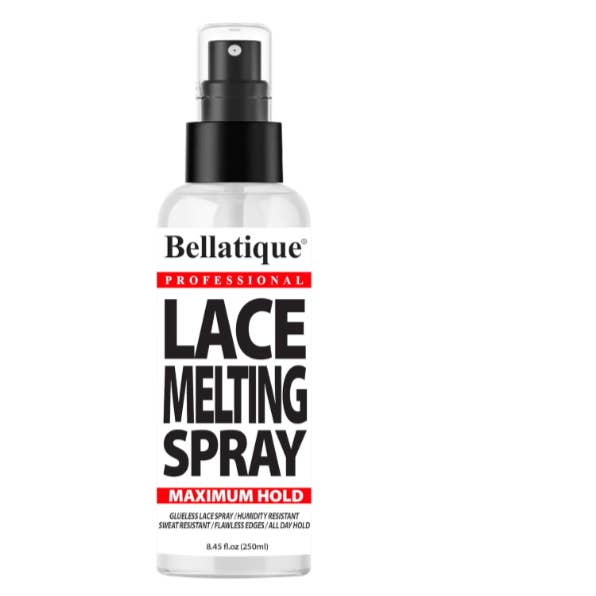Majestic Wholesale - Wholesale Hair Spray - BELLATIQUE LACE MELTING SPRAY MAXIMUM/EXTREME HOLD 4Z 8.45Z
