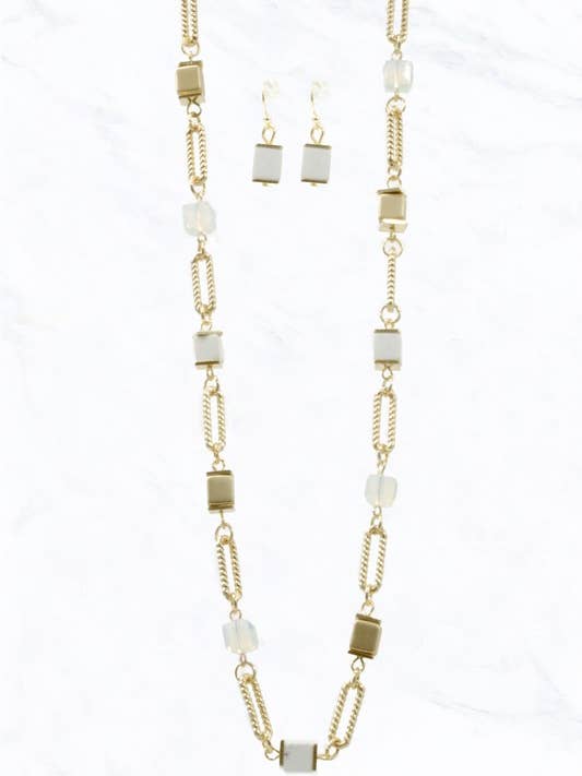 Geometric Necklace Set for wholesale by Suzie Q USA