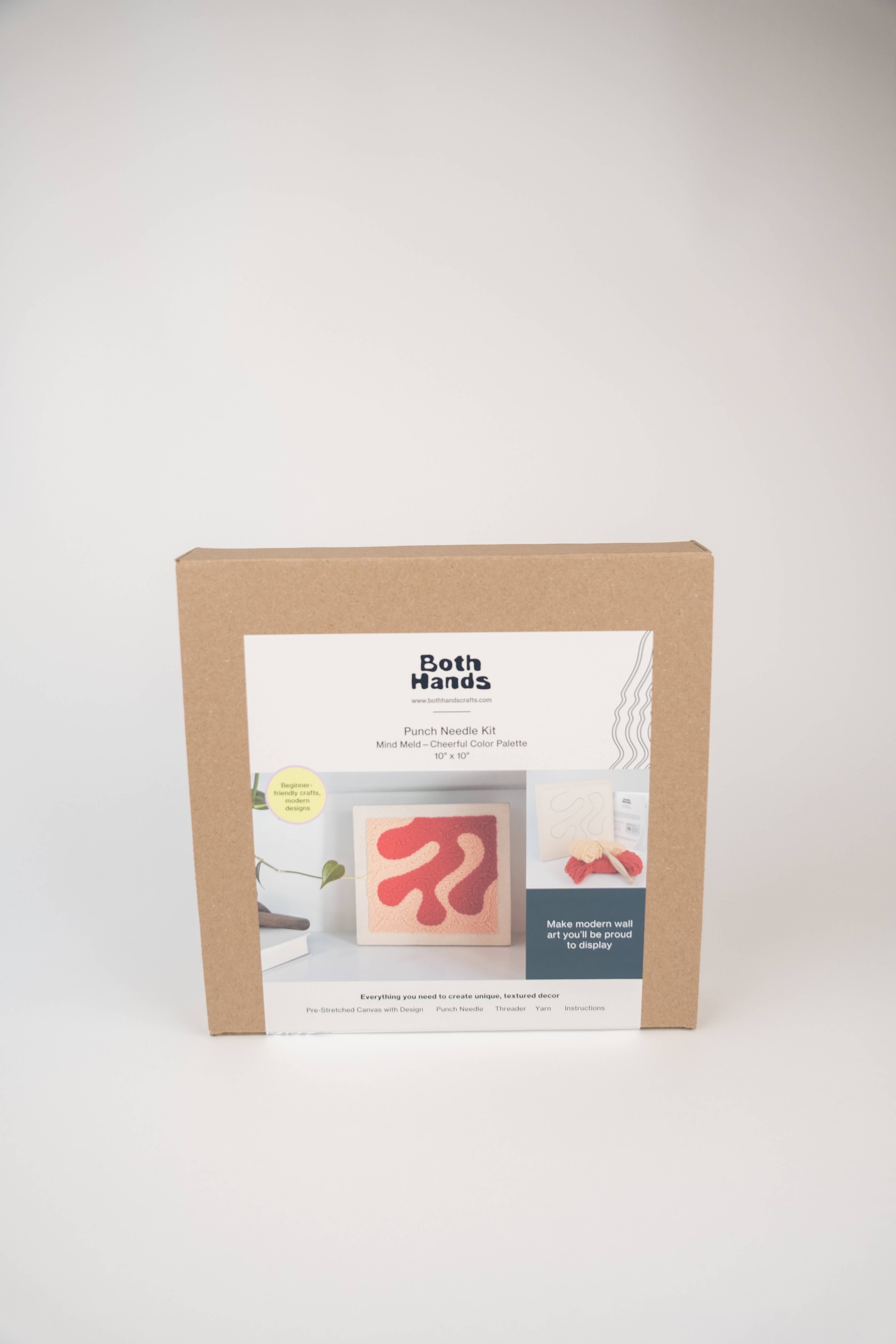 Both Hands Crafts - Wholesale DIY Craft Kit - "Mind Meld" - Beginner Punch Needle Kit - Wall Art3