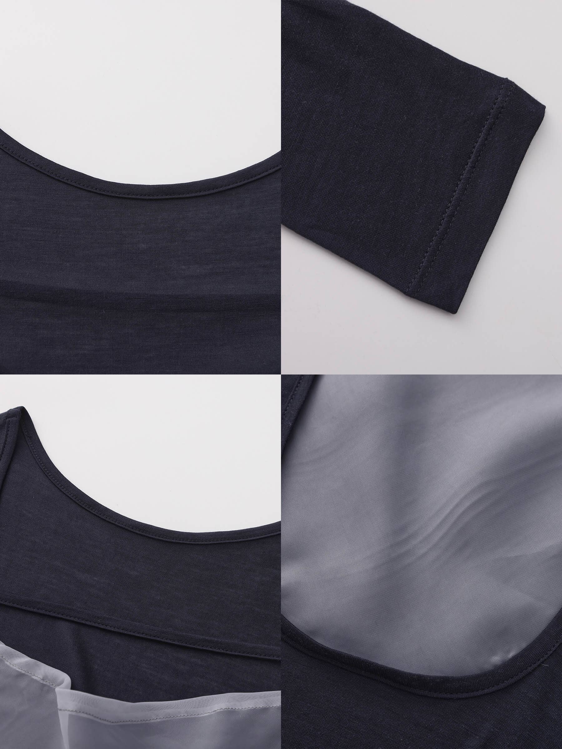 CUBIC - Wholesale Knit Top - Women's - Backless Deep U-Neck Sheer Knit Top2