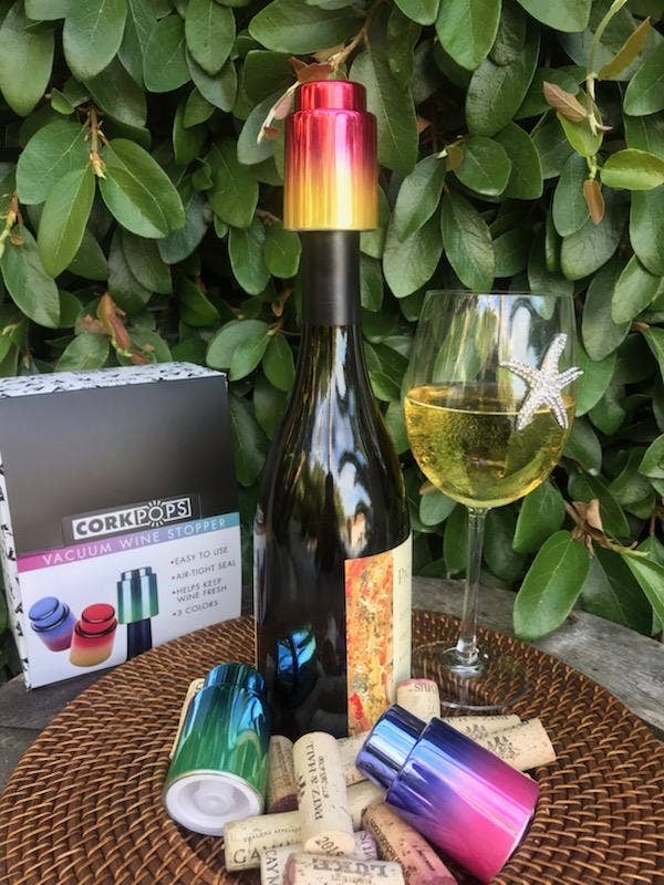 Unique Wine Bottle Stopper - Funny Wine Cork Beverage Bottle Sealer, M –  The Wine Savant