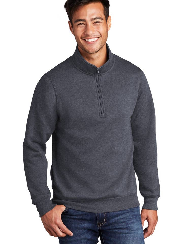 Ink Tees Custom Tshirts - Wholesale Graphic sweatshirt – Men’s - Ink Tees Custom T-Shirt Personalized Print, Premium Quality, Fast Turnaround, Multiple Colors Port & Co‚Ñ¢ Core Fleece 1/4-Zip Pullover Sweatshirt PC78Q4