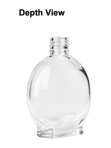 Best Bottles - Wholesale Perfume/Eau de Toilette - Clear Circle Glass Bottle - 15ml (Multiple Spray Colors)17