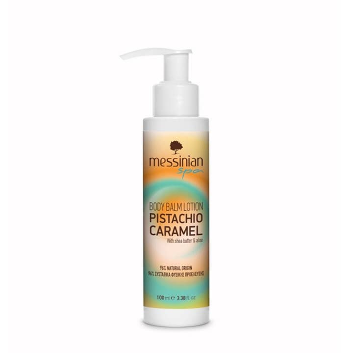 Pistazien-Karamell-Körperbalsam-Lotion Messinian Spa für den Großhandel von IngrossoBeauty by INCI Srl