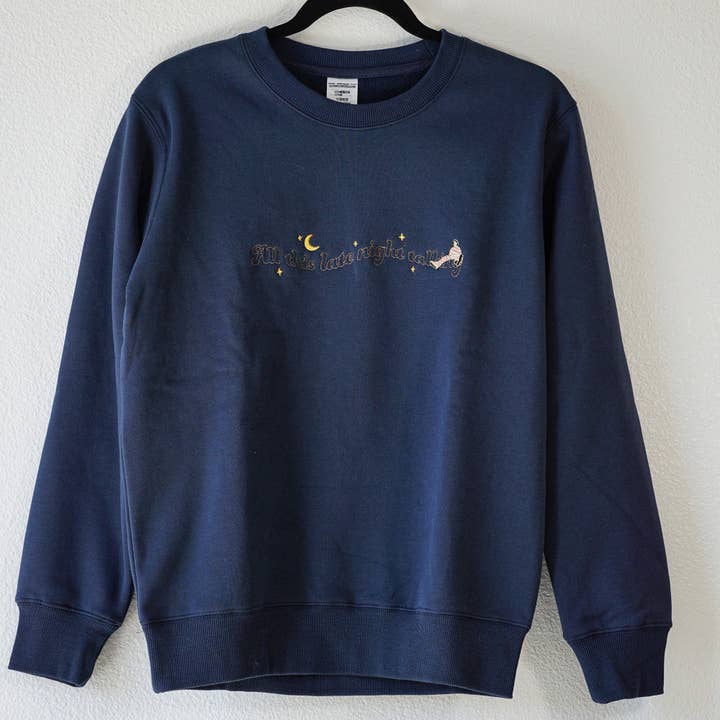 LNT Inspired Embroiled Crewneck Sweatshirt and Hoodies for wholesale by To Be So Styles