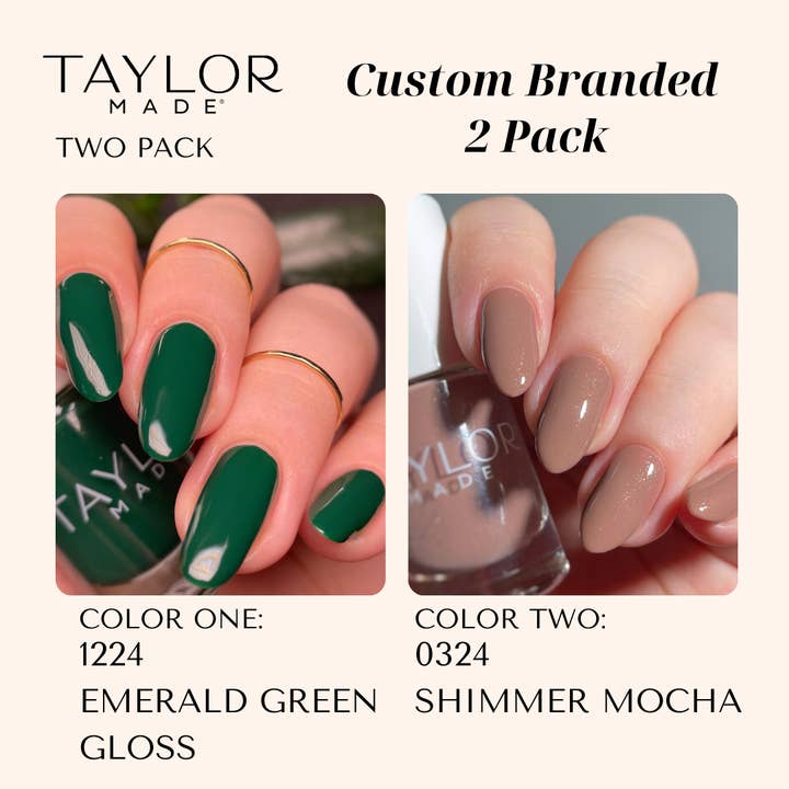 Taylor Made Polish - Vendita all'ingrosso Smalto per unghie - Smalto per unghie personalizzato: confezione da 2 a lunga tenuta + vegano + non tossico45