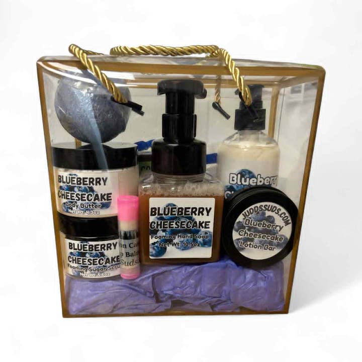 Cheesecake aux myrtilles | Panier cadeau | Cadeau de Noël pour la vente par Judds Suds