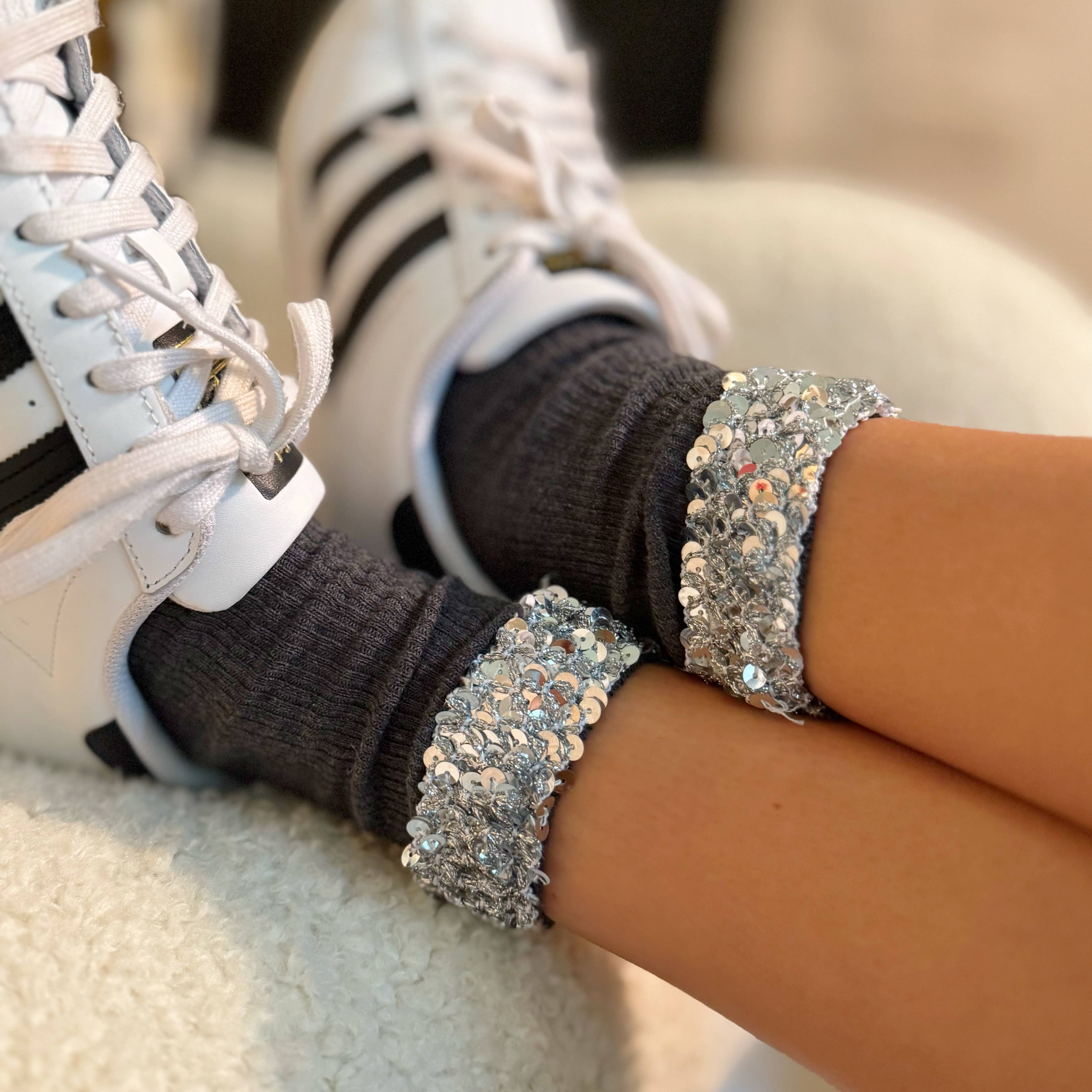 Ellison+Young - Wholesale Socks - Women's - Sequin Chic Shine Top Socks3