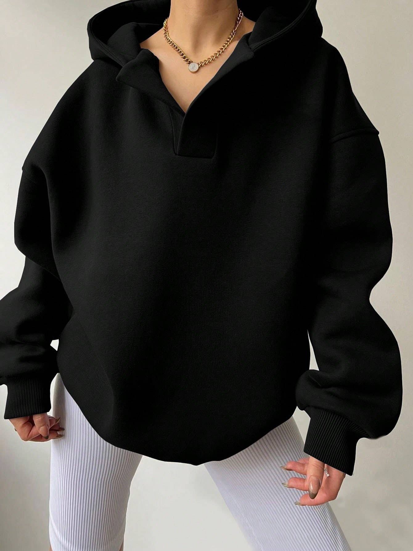Rosa Clothing - Wholesale Sweatshirt - Women's - Women Oversized Hoodie Pullover Fall Winter Sweatshirt1