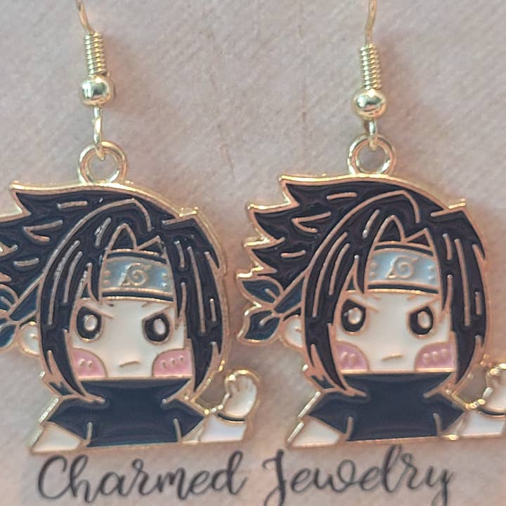 Con-Quest Crafts - Wholesale Jewelry Set - Shounen Anime Inspired Earrings, Necklaces & Zipper Pulls 1