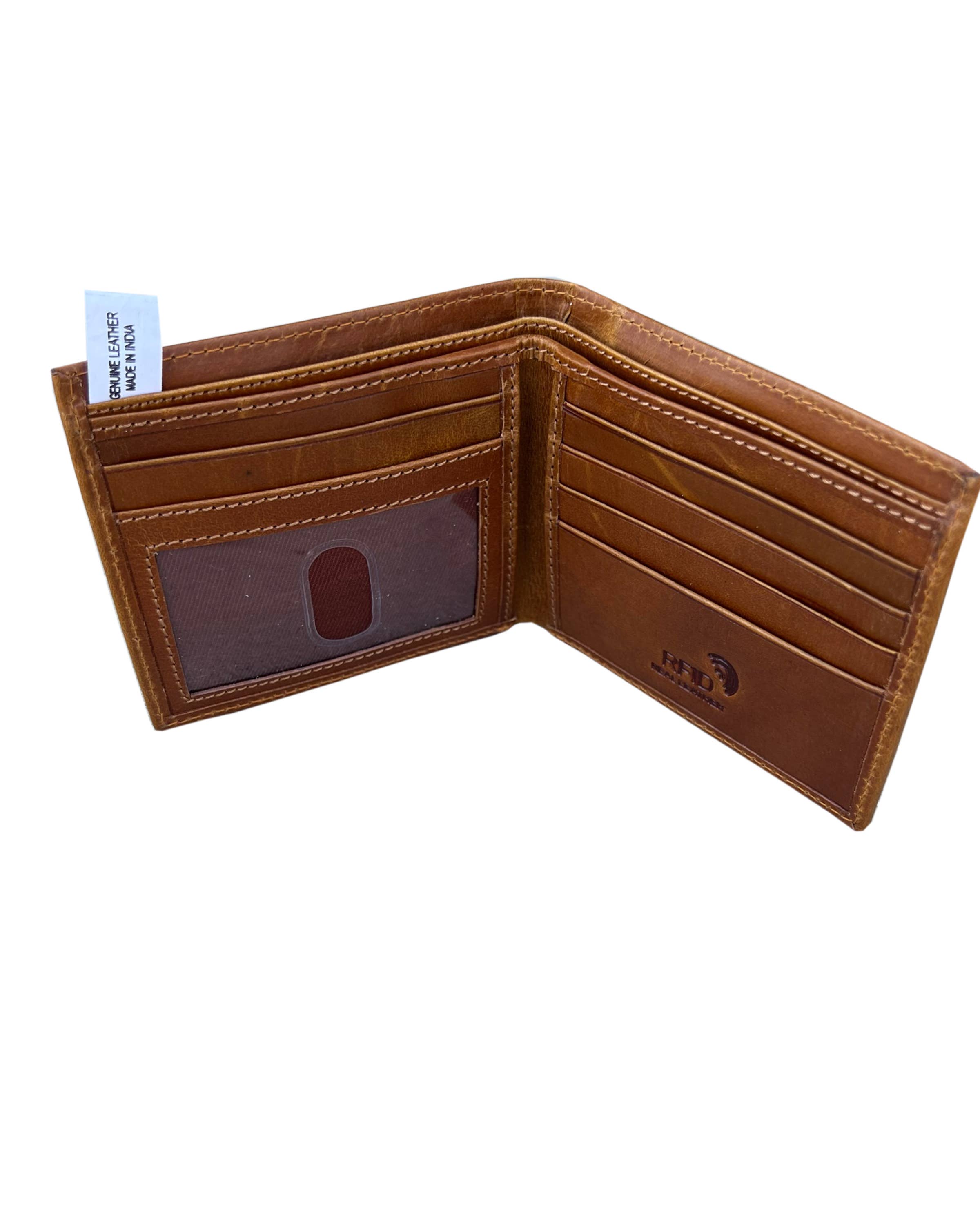 Roma Leathers, Inc. - Wholesale Wallet - Men's - 3130 RF * top vintage cowhide leather bi-fold wallet7