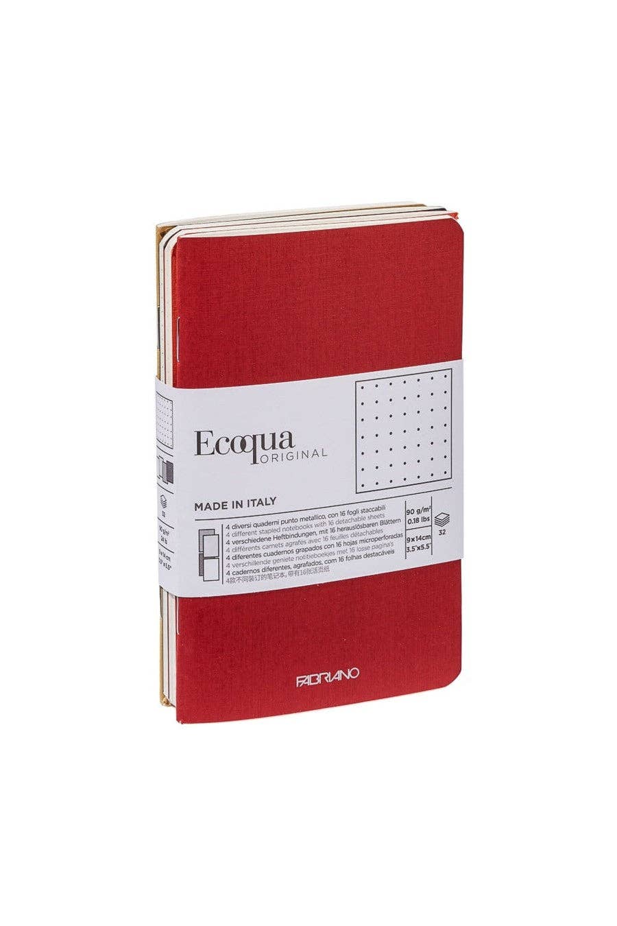 Chartpak, Inc. - Wholesale Notebook - Fabriano EcoQua Pocket-Sized Notebook, 4 Notebook Pack13