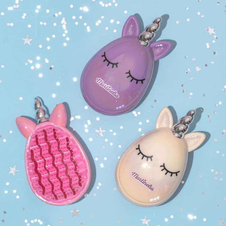 Toysmith - Wholesale Hair Brush/Comb - Kids & Baby - Martinelia Sweet Dreams Unicorn Detangler Hair Brush