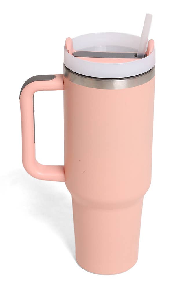 Hana - Venta al por mayor Vaso termo - Vaso con mango de 40 oz de color liso20