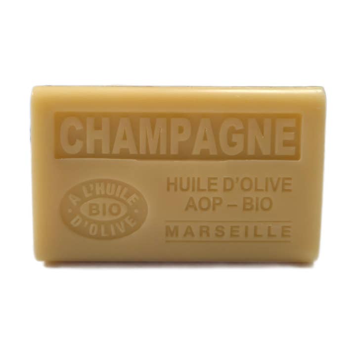 AOP - Biologische olijfolie zeep Champagne voor wholesale door Savons.nl - Savon de marseille distributeur
