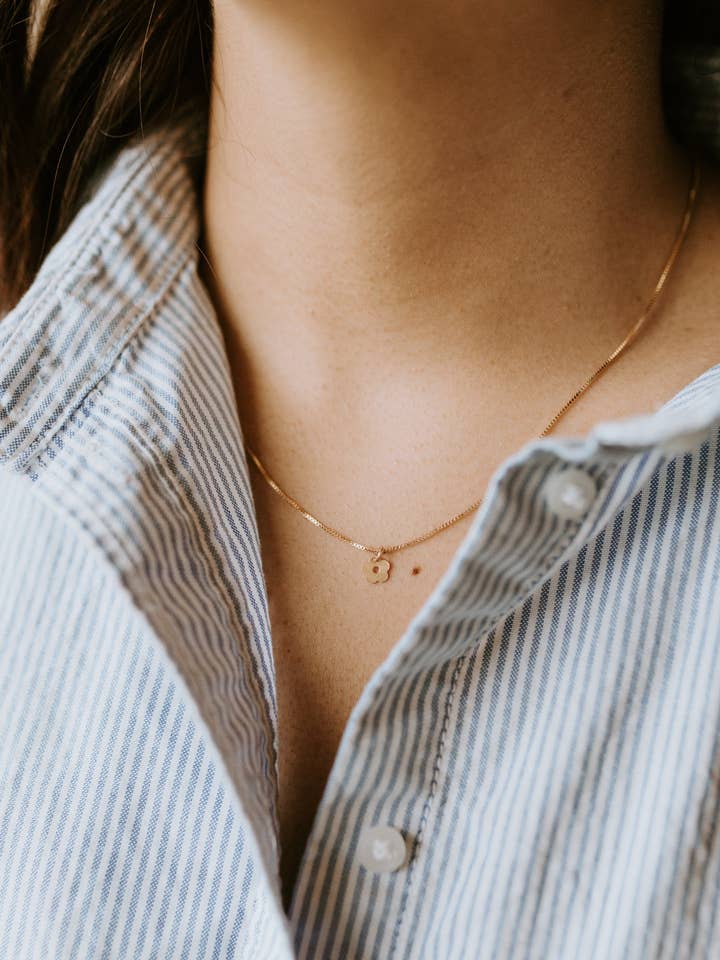 Mini Daisy Necklace for wholesale by Sydney Rose Co.