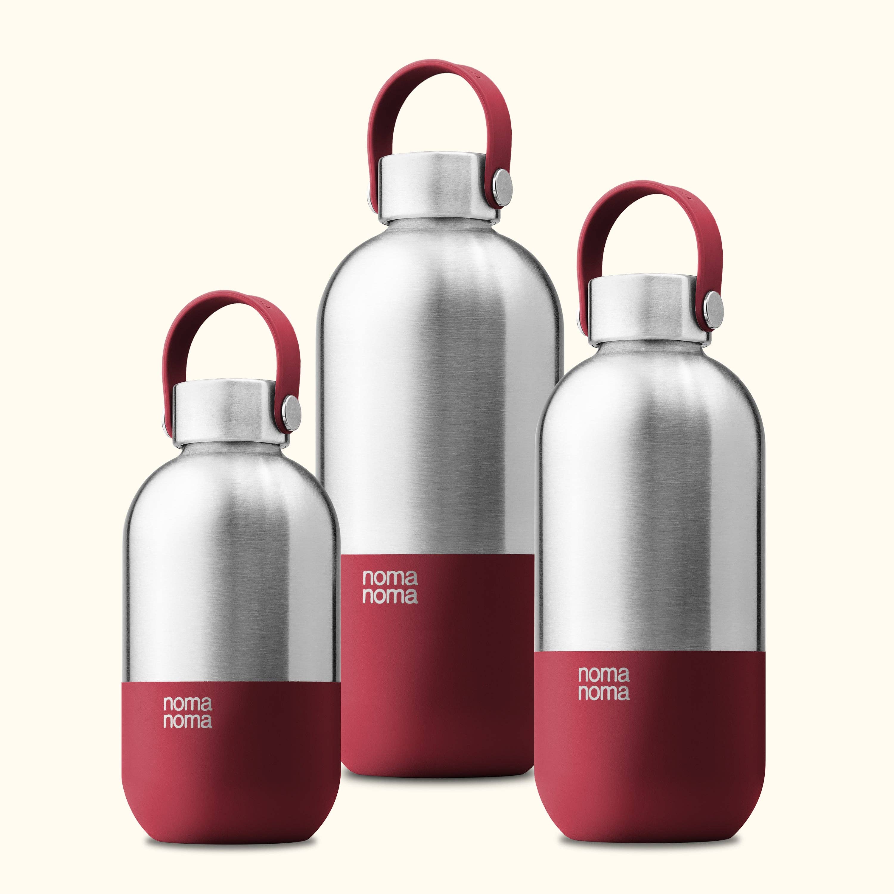 noma noma - Wholesale Water Bottle - Stainless Steel Water Bottle 1000 ml Grenadine Red5