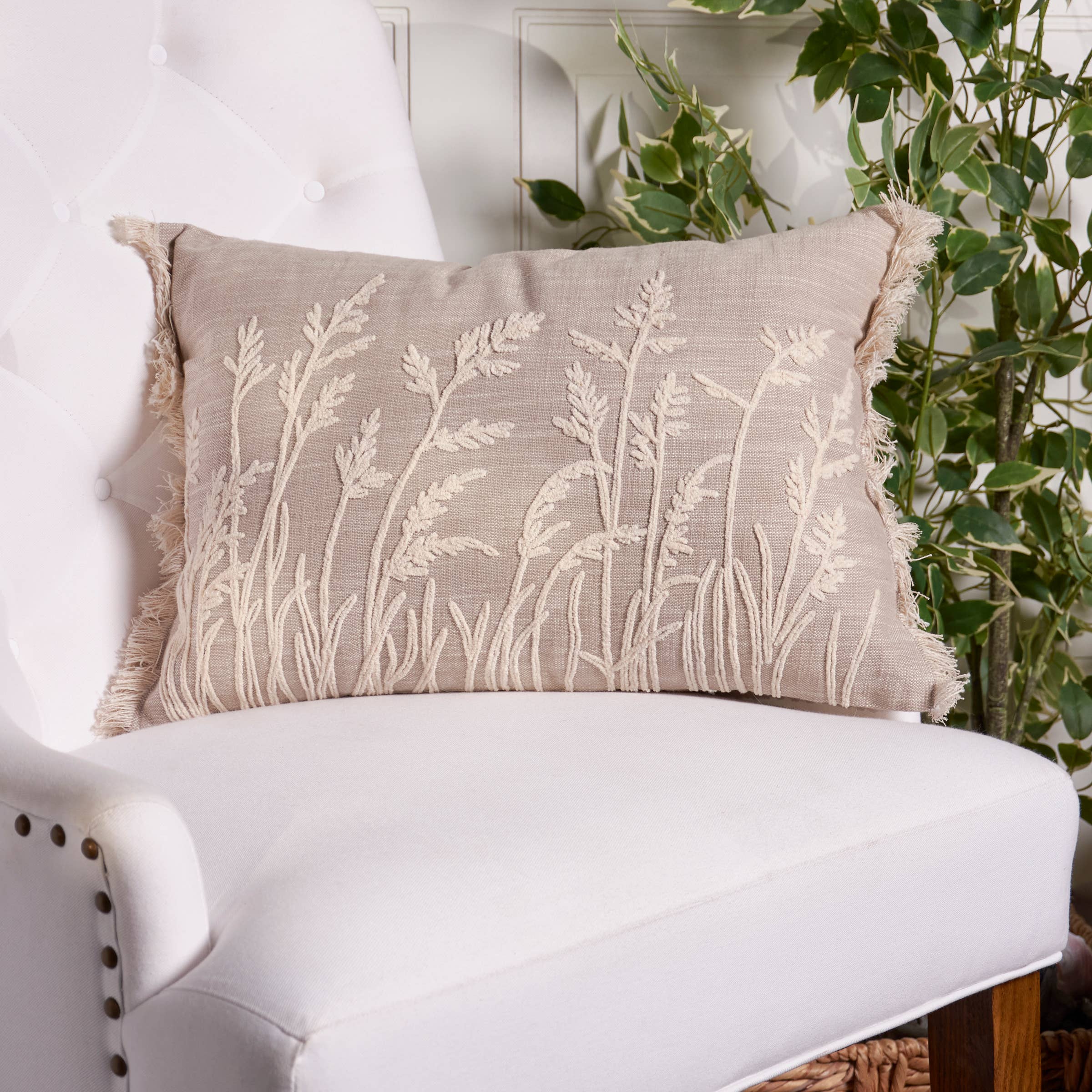 Primitives by Kathy - Wholesale Throw/Decorative Pillow - Natural Grasses Pillow5