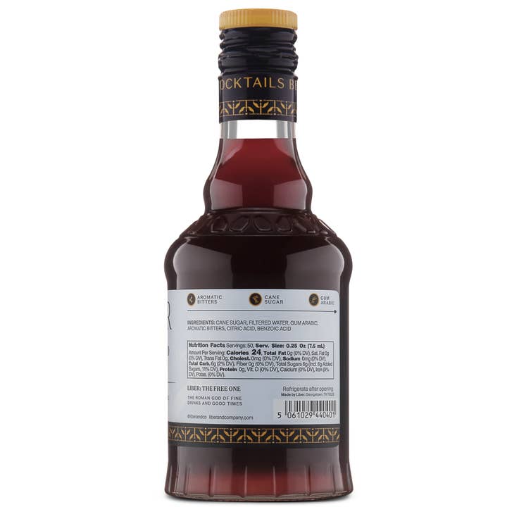 Liber & Co. - Wholesale Cocktail Mix/Syrup - Old Fashioned Cocktail Syrup5