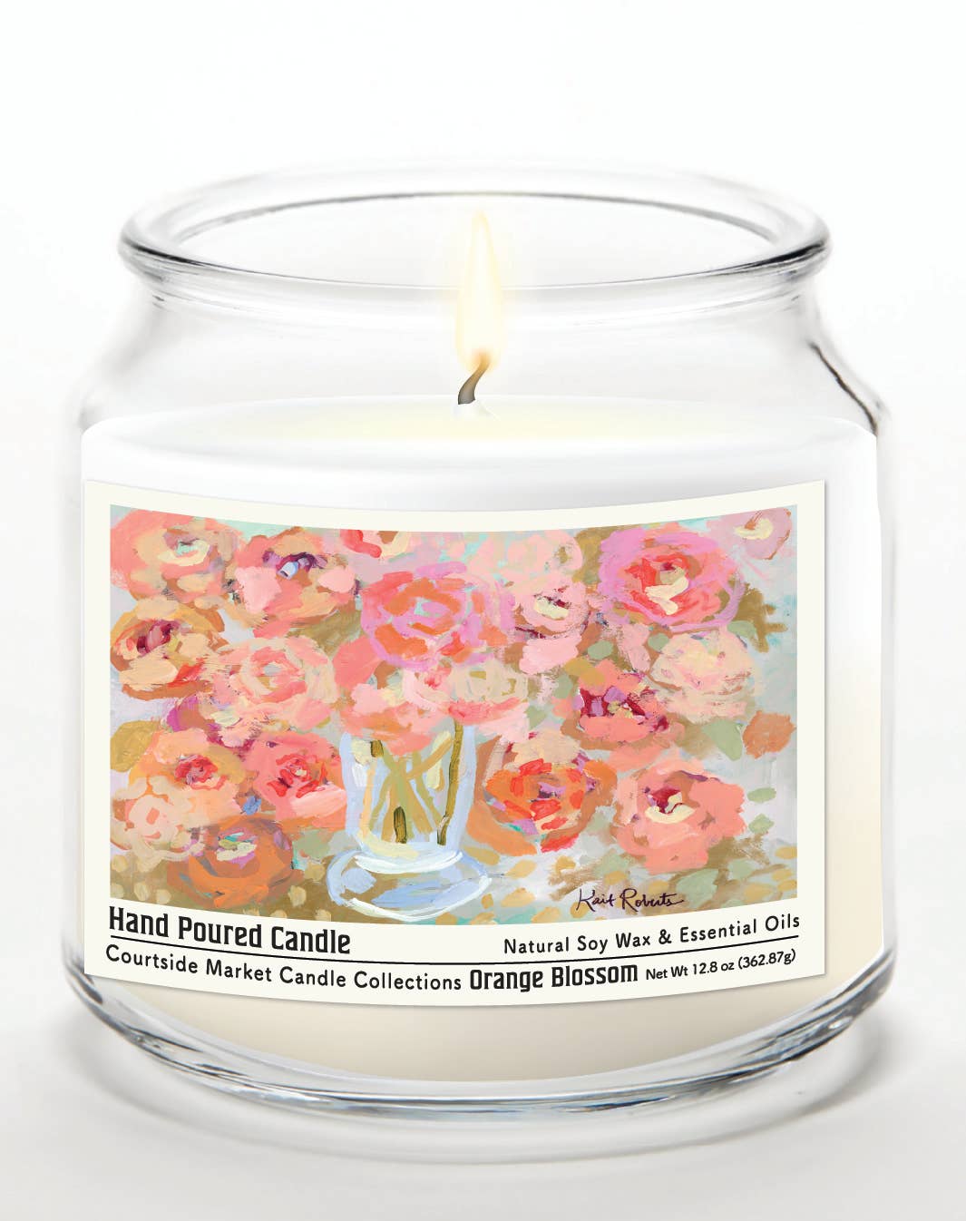 Courtside Market - Wholesale Jar/Filled Candle - Courtside Market Bountiful balloons Candle Glass Jar 12.8 oz1