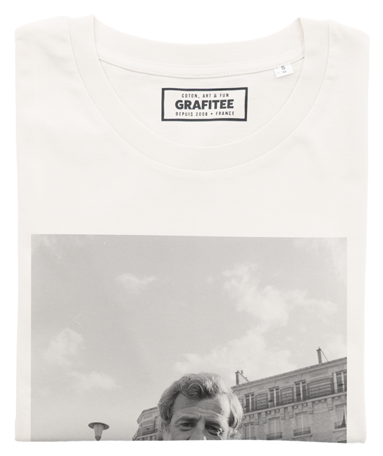 Cremefarben T-Shirt Bebel in gebrochenem Weiß, 100% Bio-Baumwolle für den Großhandel auf Faire1