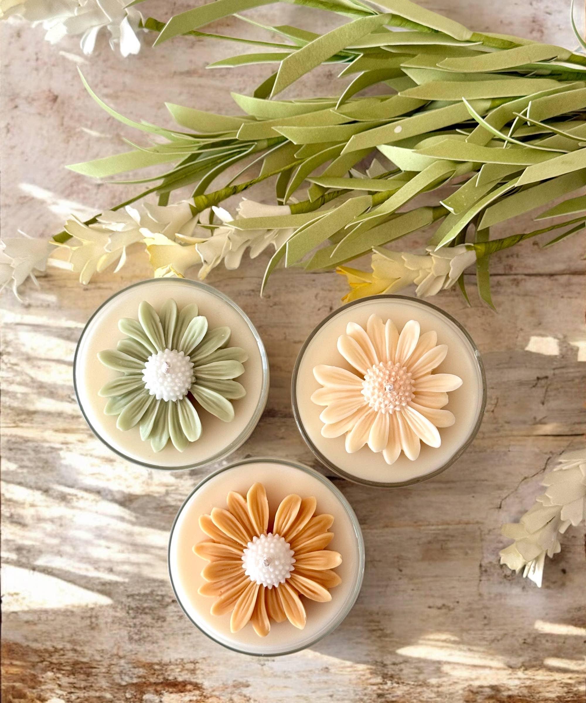 Believe Candle – Großhandel Kerze im Glas / gefüllte Kerze – Mini-Daisy-Kerzenglas2