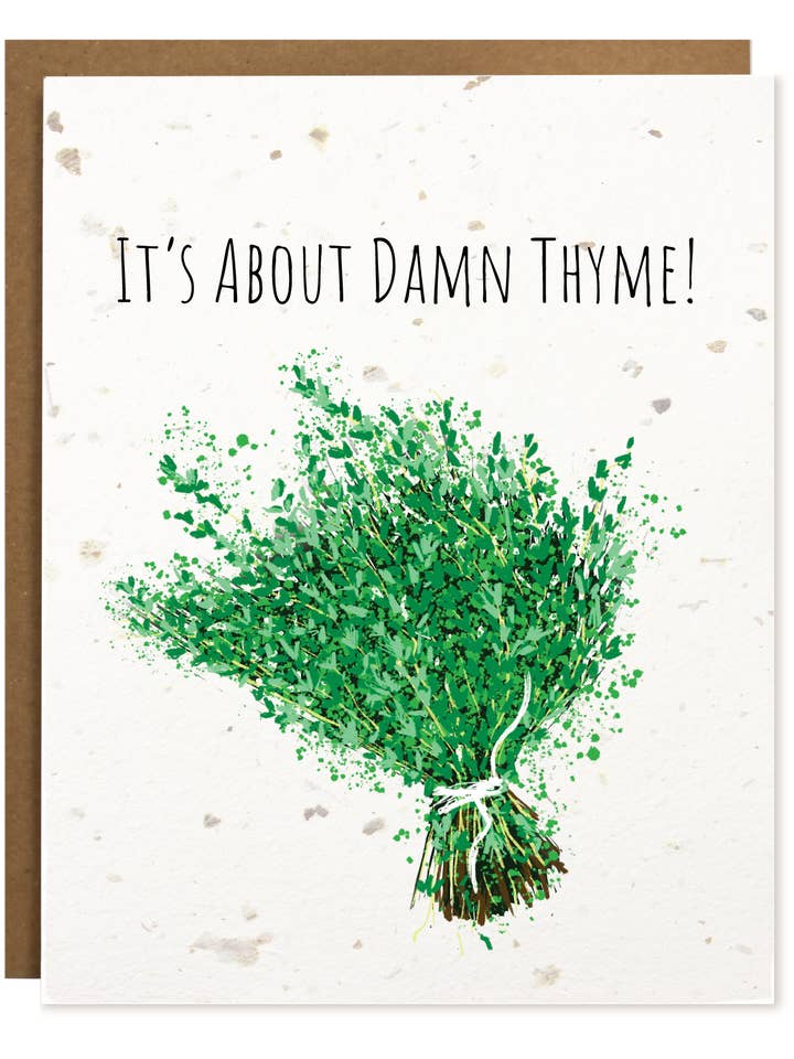 TOKA | Damn Timjan | Planterbart kort för wholesale av The Card Bureau