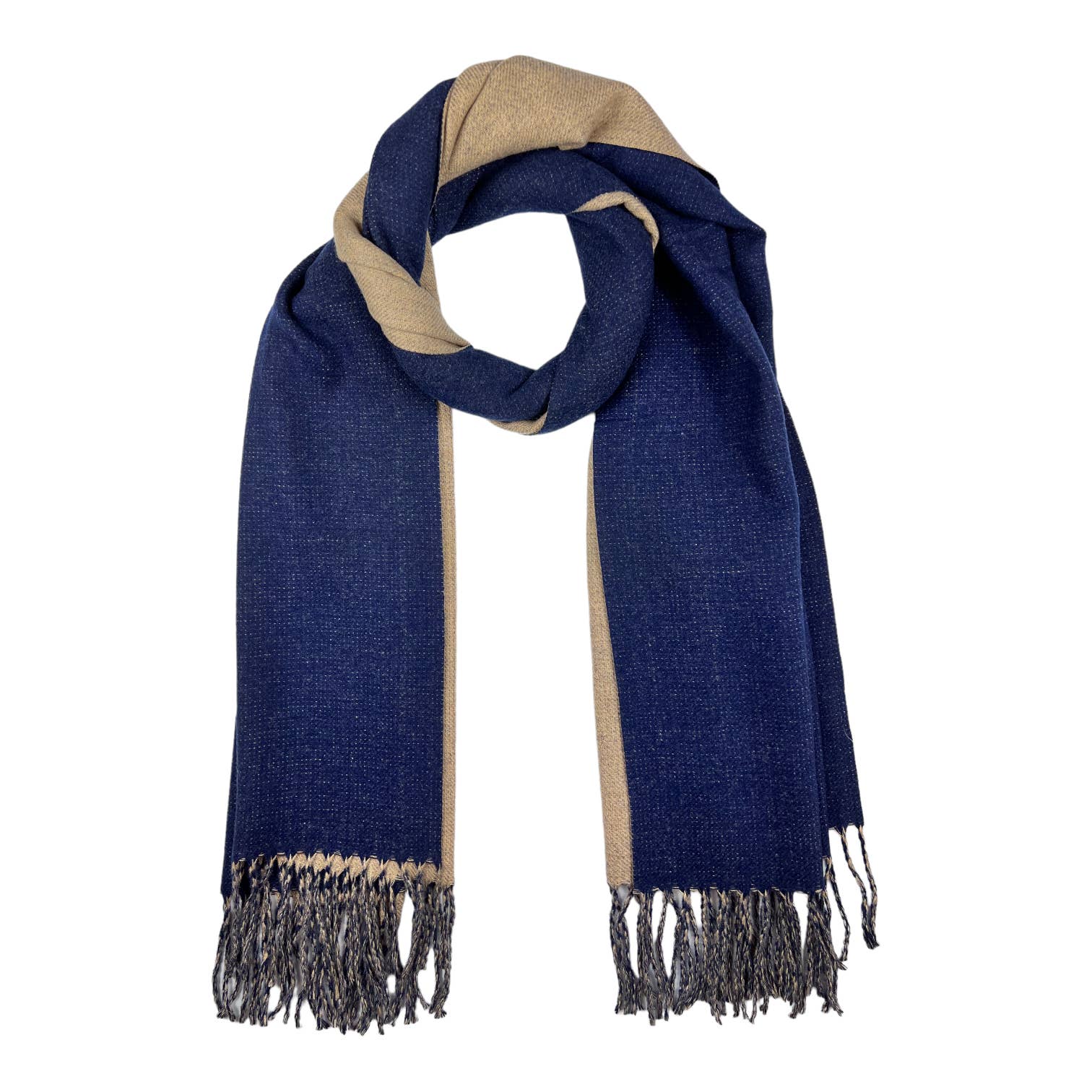 London Scarves - Vente Écharpe – femme - Écharpe réversible unie bicolore en mélange cachemire5