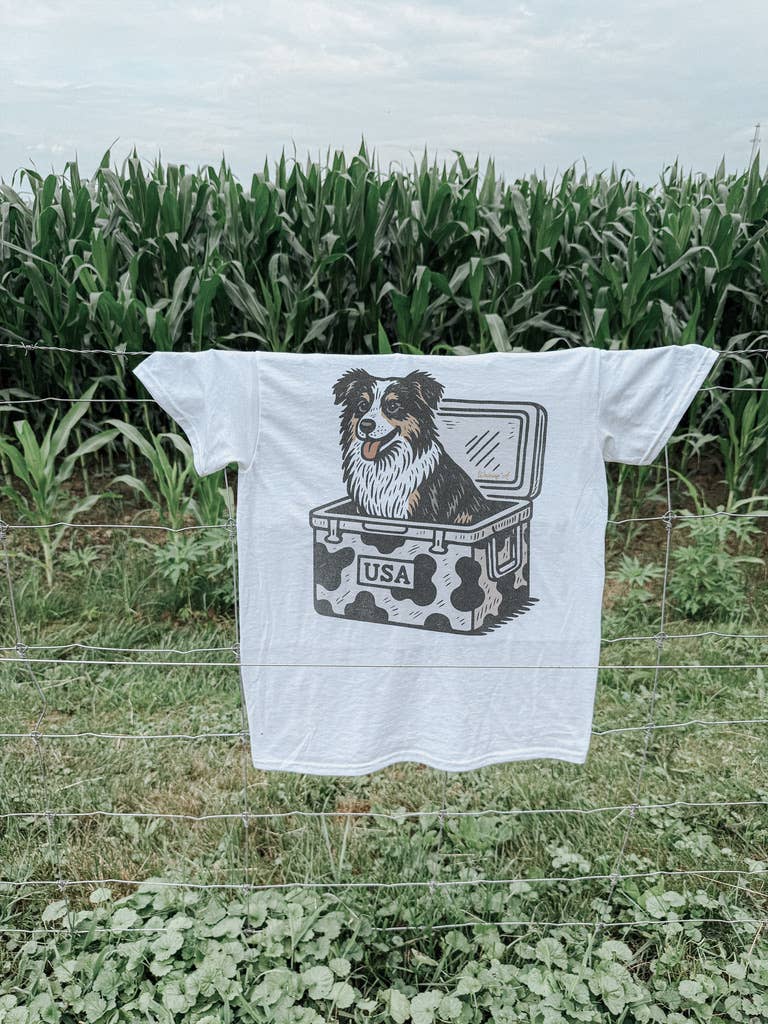 The Walking A - Wholesale Screen Printed T-Shirt - Unisex - THE CATTLE DOG COOLER 0