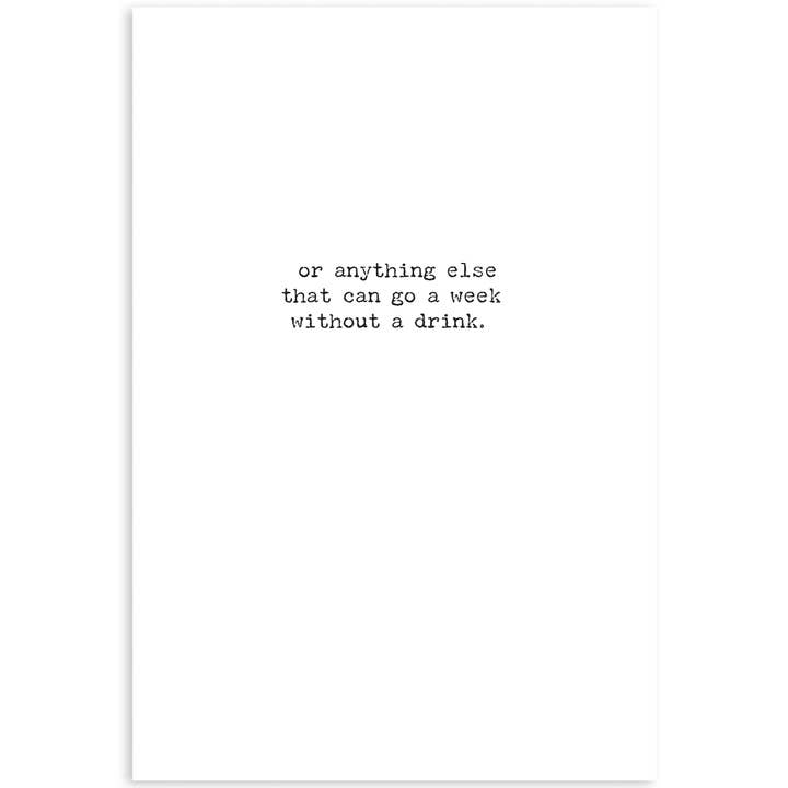 Primitives by Kathy - Wholesale Everyday Greeting Card - Trust Camels Greeting Card1