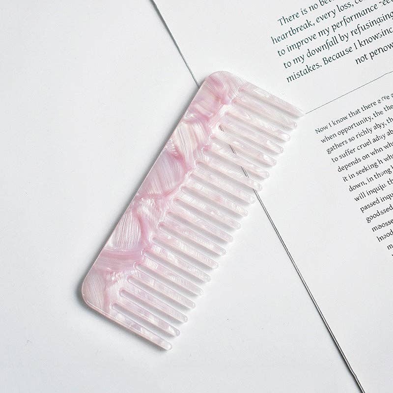 Dipped Shop - Wholesale Hair Brush/Comb - Acrylic Square Mini Portable Hair Combs DP25E68711