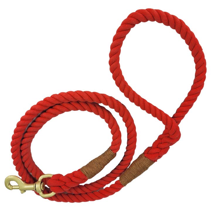 The Cotton Rope Leash for wholesale by Toasty Trails
