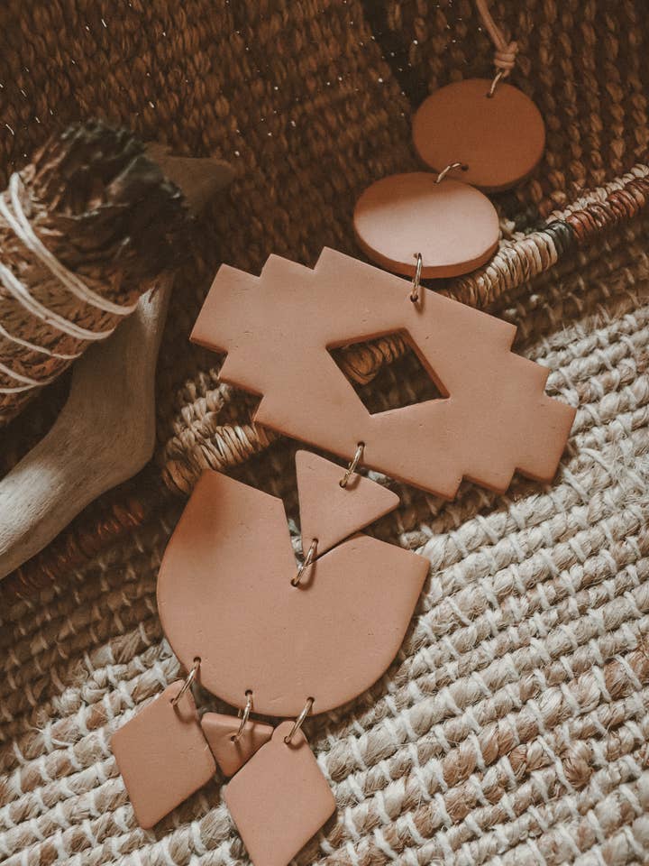 Valley of Fire | Piccola decorazione da parete in terracotta del sud-ovest per la vendita all'ingrosso da parte di Rooted Reverie