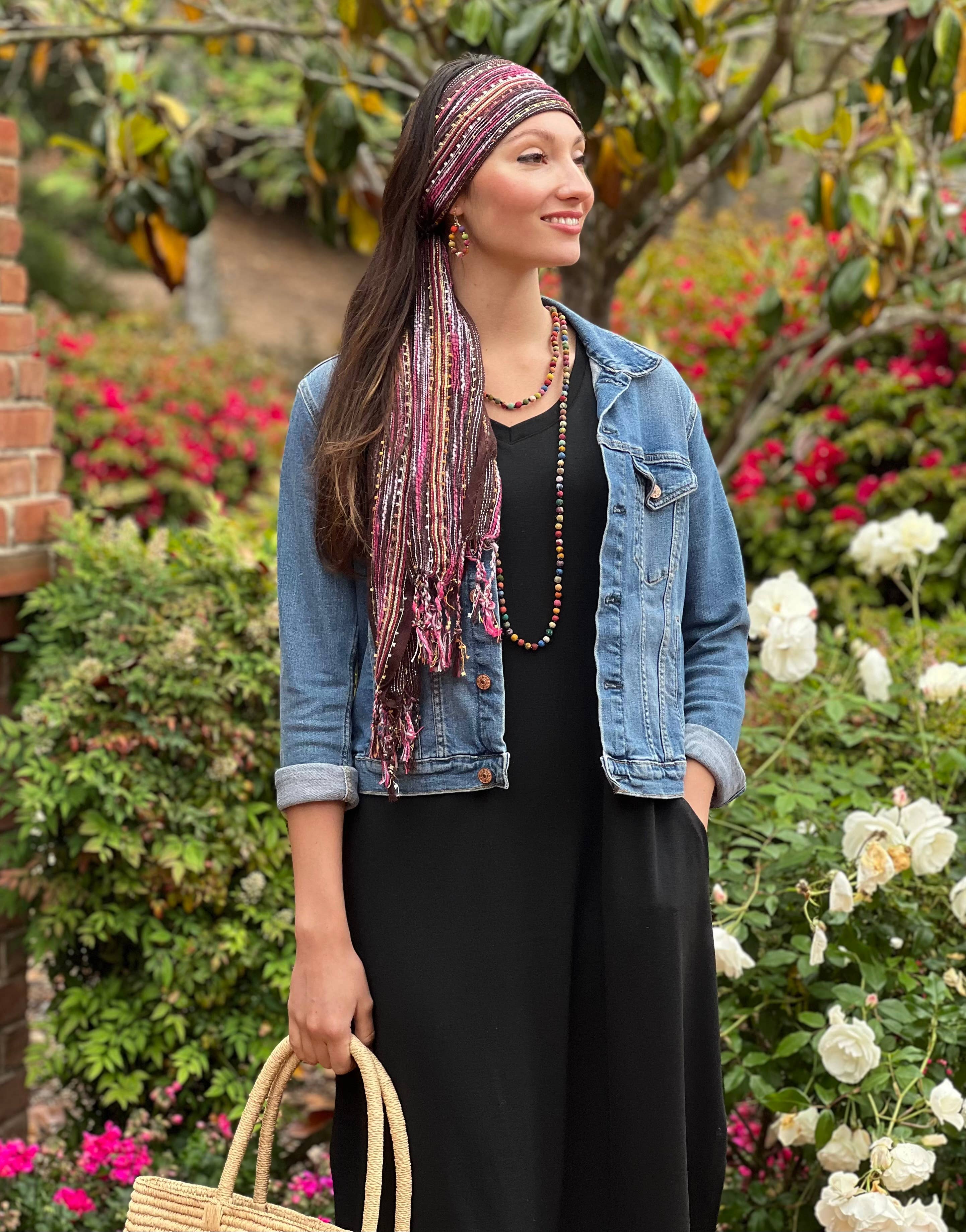 Humble Hilo – wholesale Scarf – Women's – Humble Hilo Multicolored Thread Artisan Scarf18