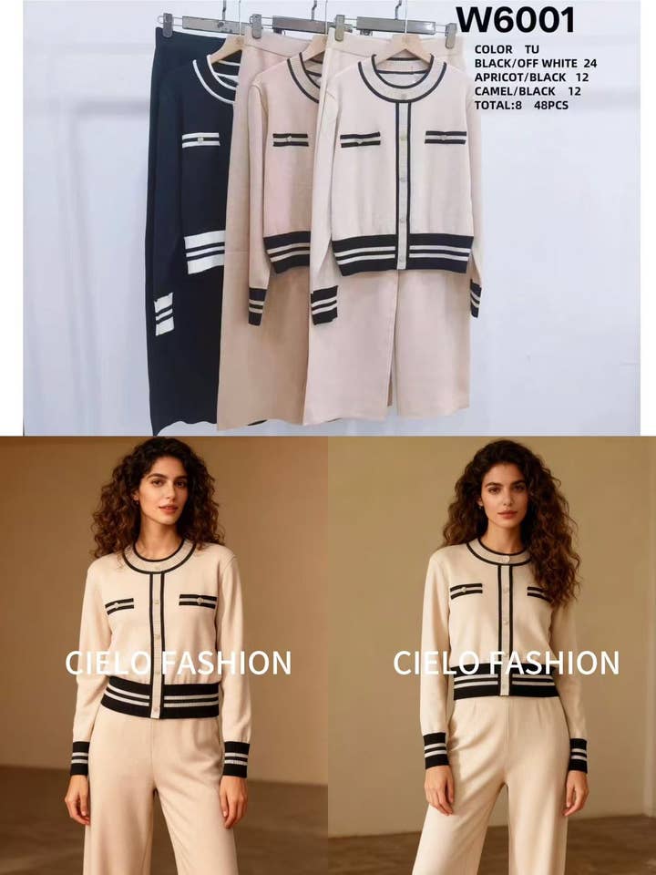 CONJUNTO SUÉTER para venta al por mayor de Cielo fashion