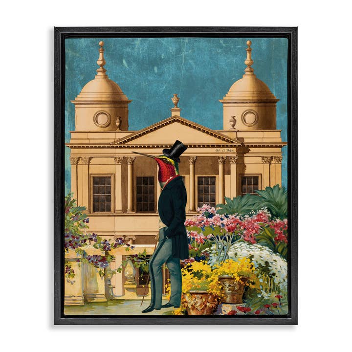 Stupell Industries - Wholesale Wall Sign - Surreal Vintage Bird & Architecture - Framed Wall Art22