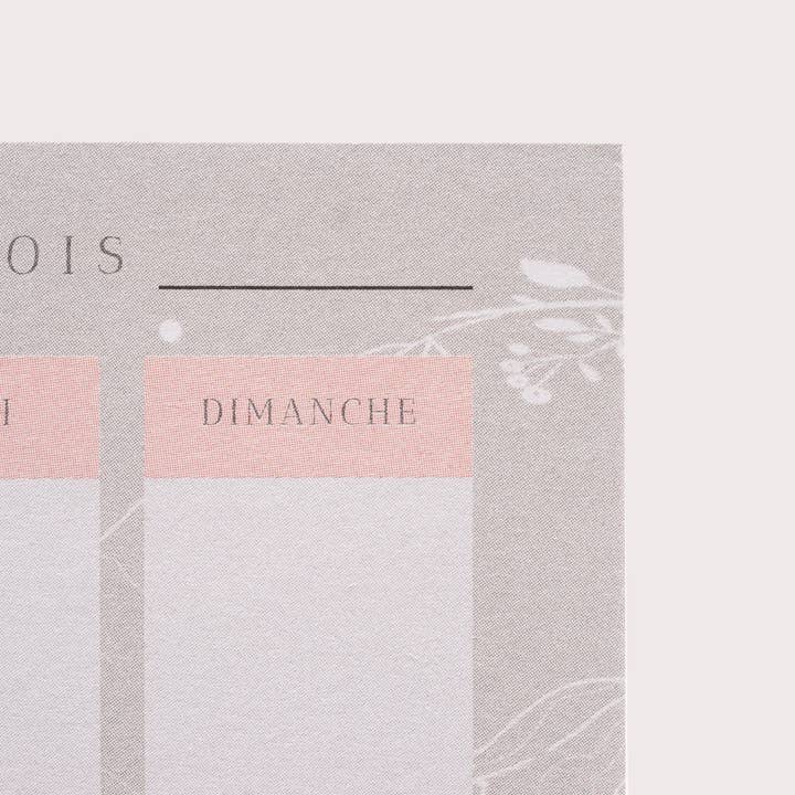 Maison Léopoldine - Wholesale Planner - Weekly planner4