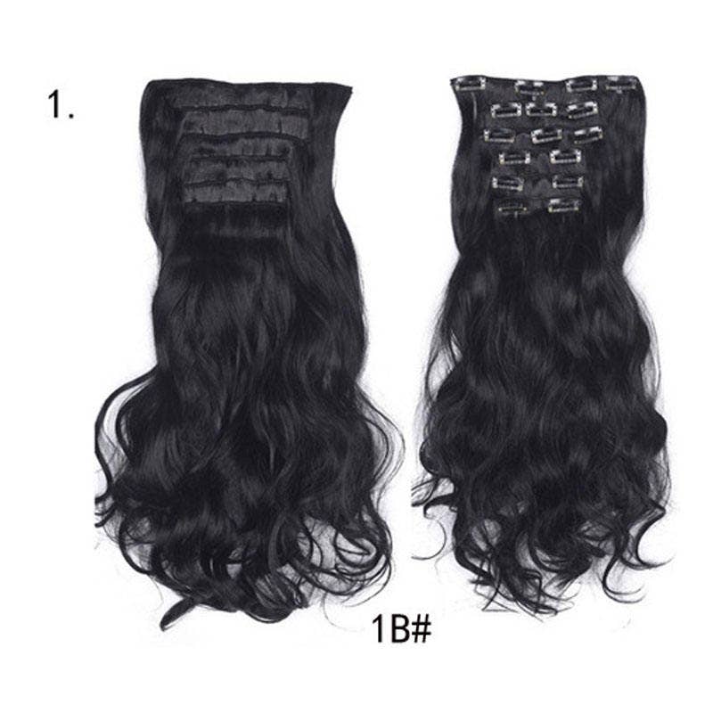 VIGOR - Wholesale Hair Extensions - Long Curly Wavy Hair 16 Clip In Hair Extension8