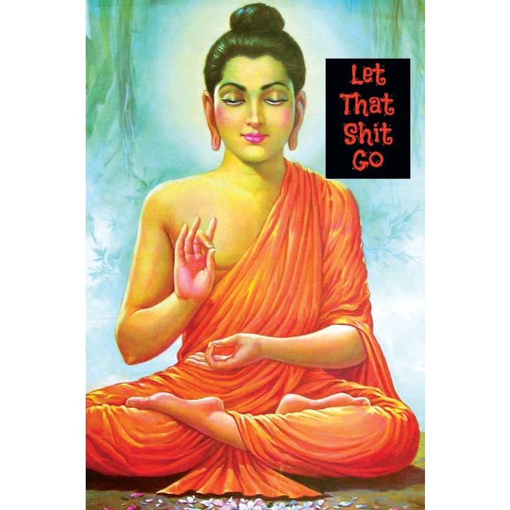 VisionWorks LLC - Vente Cartes postales - Carte postale - Let That Shit Go Buddha